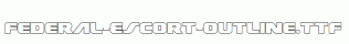 Federal-Escort-Outline.ttf