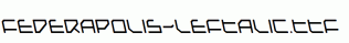 Federapolis-Leftalic.ttf