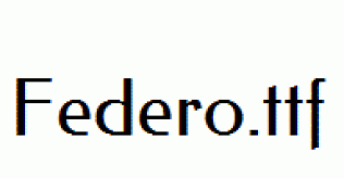Federo.ttf