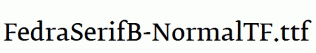 FedraSerifB-NormalTF.ttf