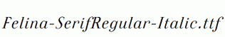 Felina-SerifRegular-Italic.ttf