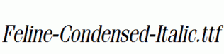 Feline-Condensed-Italic.ttf