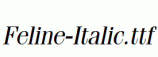 Feline-Italic.ttf