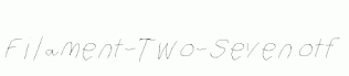 Filament-Two-Seven.otf
