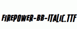 Firepower-BB-Italic.ttf