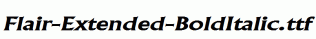 Flair-Extended-BoldItalic.ttf