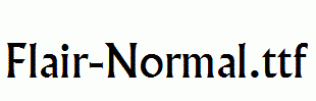 Flair-Normal.ttf