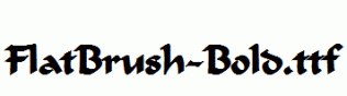 FlatBrush-Bold.ttf