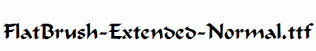 FlatBrush-Extended-Normal.ttf