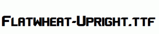 Flatwheat-Upright.ttf