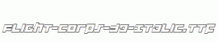 Flight-Corps-3D-Italic.ttf