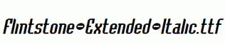 Flintstone-Extended-Italic.ttf