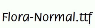 Flora-Normal.ttf