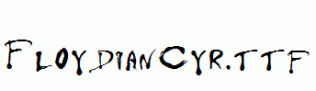 FloydianCyr.ttf