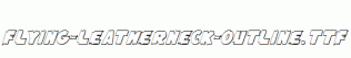 Flying-Leatherneck-Outline.ttf