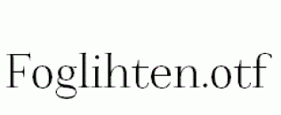 Foglihten.otf