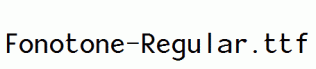 Fonotone-Regular.ttf