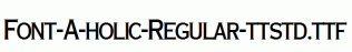 Font-A-holic-Regular-ttstd.ttf