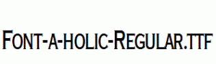 Font-a-holic-Regular.ttf