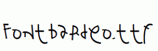 Fontbardeo.ttf