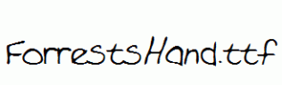 ForrestsHand.ttf