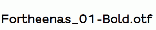 Fortheenas_01-Bold.otf