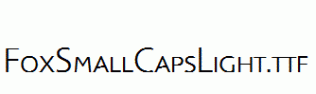 FoxSmallCapsLight.ttf