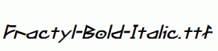 Fractyl-Bold-Italic.ttf