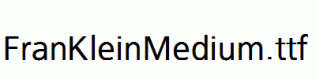 FranKleinMedium.ttf
