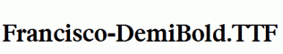 Francisco-DemiBold.ttf