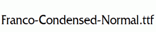 Franco-Condensed-Normal.ttf