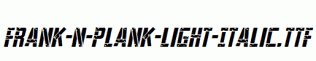 Frank-n-Plank-Light-Italic.ttf