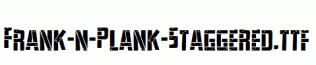 Frank-n-Plank-Staggered.ttf