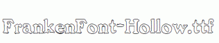 FrankenFont-Hollow.ttf