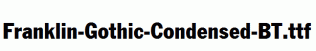 Franklin-Gothic-Condensed-BT.ttf