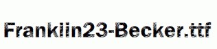 Franklin23-Becker.ttf