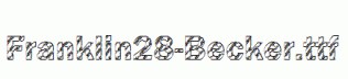 Franklin28-Becker.ttf