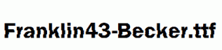 Franklin43-Becker.ttf