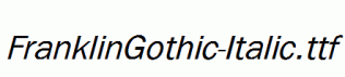 FranklinGothic-Italic.ttf