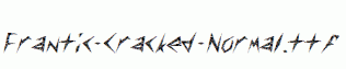 Frantic-Cracked-Normal.ttf