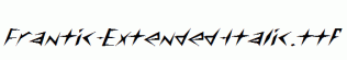 Frantic-Extended-Italic.ttf