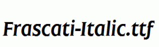 Frascati-Italic.ttf