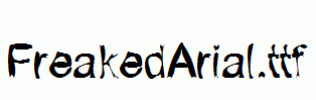 FreakedArial.ttf