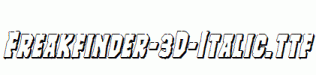 Freakfinder-3D-Italic.ttf