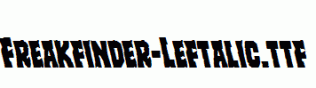 Freakfinder-Leftalic.ttf