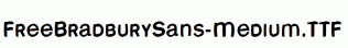 FreeBradburySans-Medium.ttf