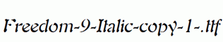 Freedom-9-Italic-copy-1-.ttf