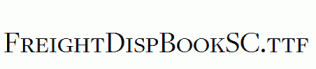 FreightDispBookSC.ttf