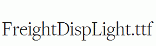FreightDispLight.ttf