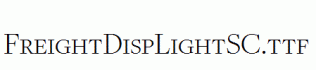 FreightDispLightSC.ttf
